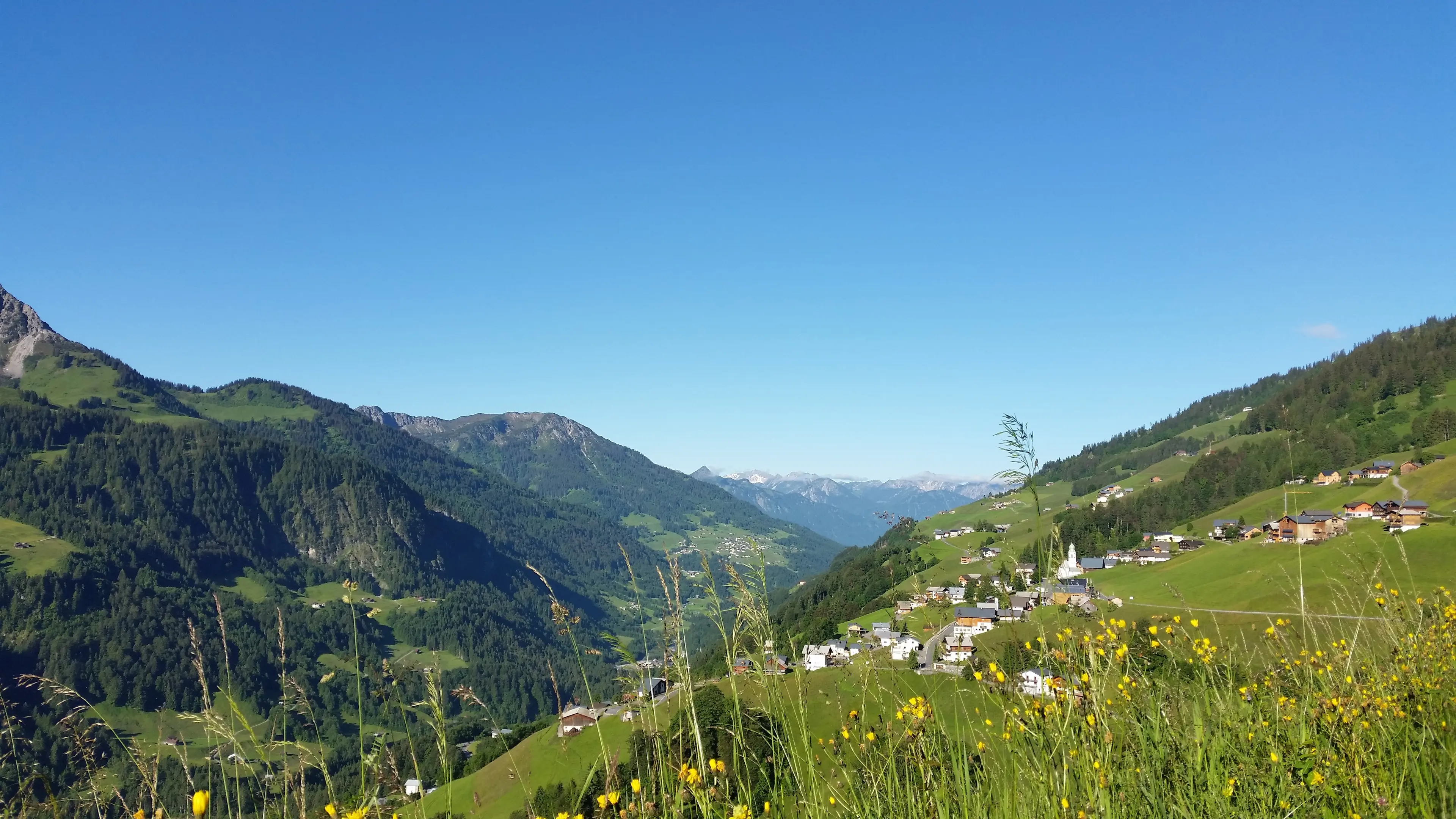 Talblick Großes Walsertal